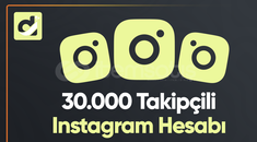 ✅ 30K TAKİPÇİLİ PROJELİK İNSTAGRAM HESABI