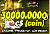 ⭐[30SX]⭐3000.000Qi C$ (coin) Grow A Garden