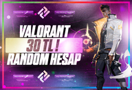 ⭐|30TL++|⭐VALORANT RANDOM HESAP✨