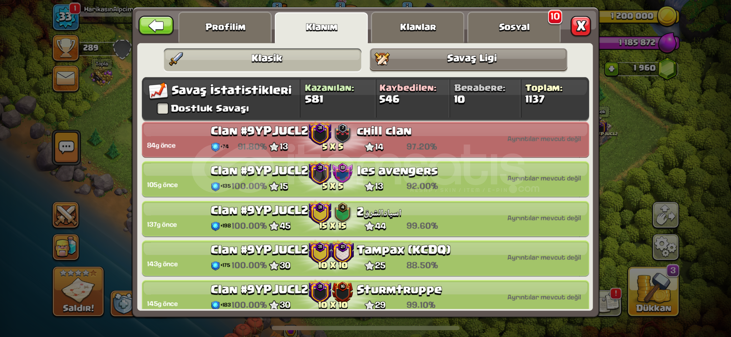 31 LVL İSMİ DEĞİŞEN KLAN 31 LVL İSMİ DEĞİŞEN KLAN