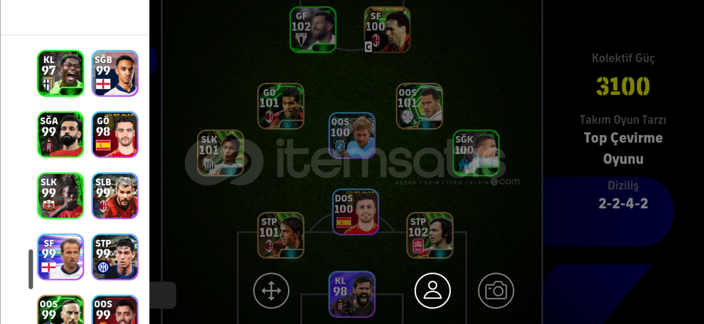 ⭐️⭐️3100 KOLEKTİF GÜÇLÜ BAŞLANGIÇ HESABI⭐️⭐️