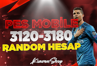 3120-3180 RANDOM HESAP | PES MOBİLE