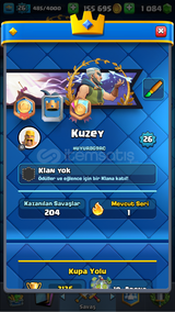⭐3136 KUPA 1 EVRİM TERTEMİZ KASMALIK HESAP!⭐