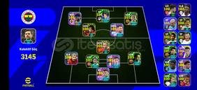 3145 kgli ucuz efootball hesabı.