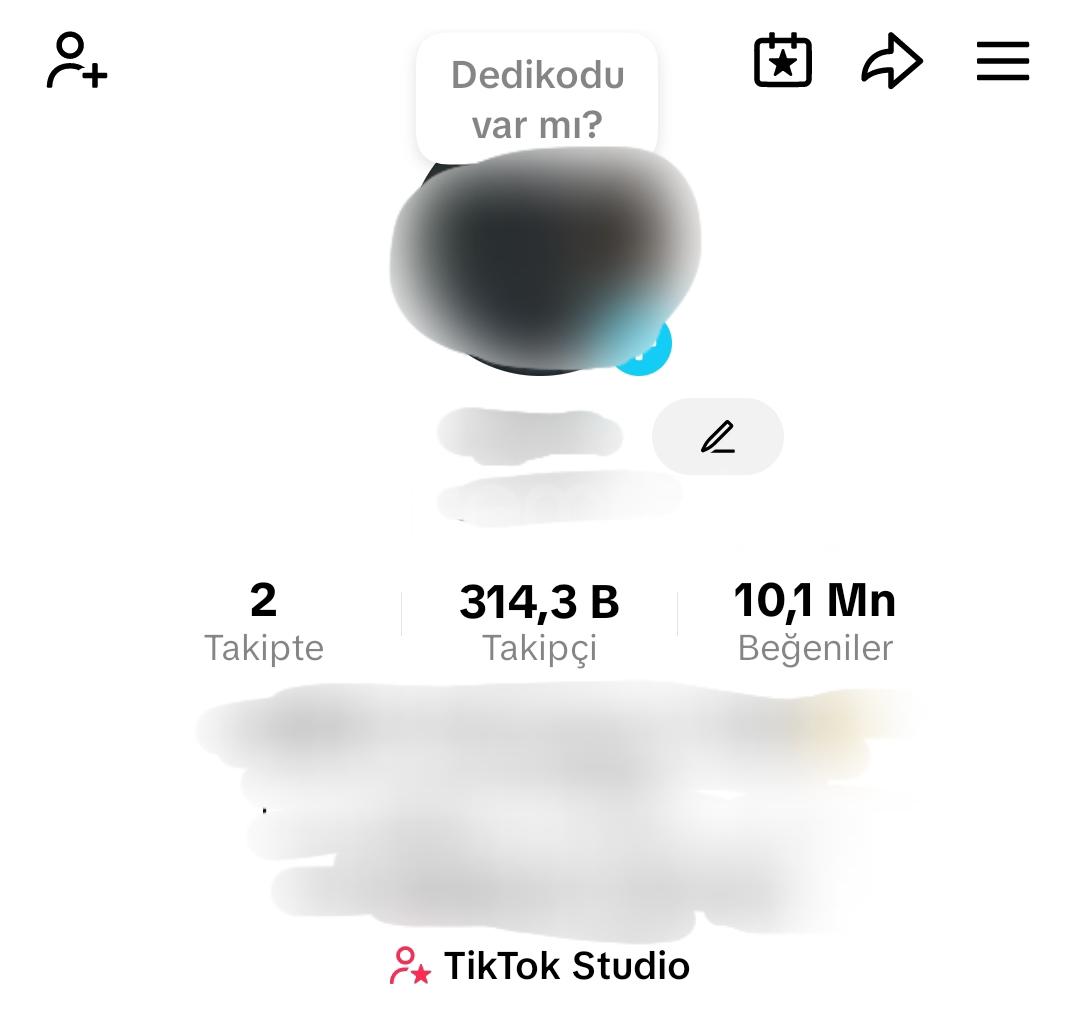 ✅ 314K FULL AKTİF LIVE STUDIO TIKTOK HESABI ✅  ✅ 314K FULL AKTİF LIVE STUDIO TIKTOK HESABI ✅