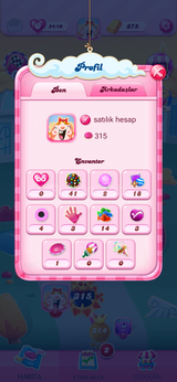 315 SEVİYE CANDY CRUSH SAGA HESABI 