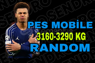 ⭐3150-3300 KG RANDOM HESAP⭐ [PES MOBİLE]
