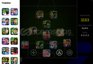 3153 106 romario 104 kaka 105 puyol