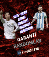 3155-3250 ARASI GARANTİLİ RANDOM HESAPLAR 