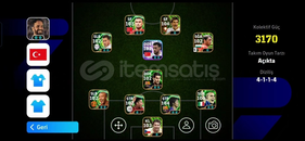 3170 Kolektif Güç Efootball Hesabı 