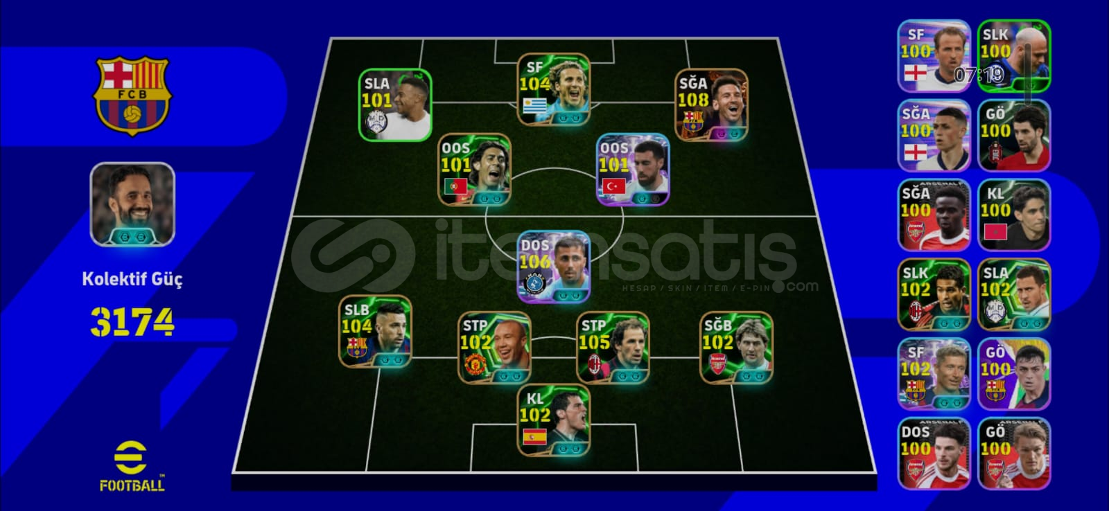 ⭐3178Kg⭐Bombacı Messi⭐106 Rodri⭐105 Forlan⭐ ⭐3178Kg⭐Bombacı Messi⭐106 Rodri⭐105 Forlan⭐