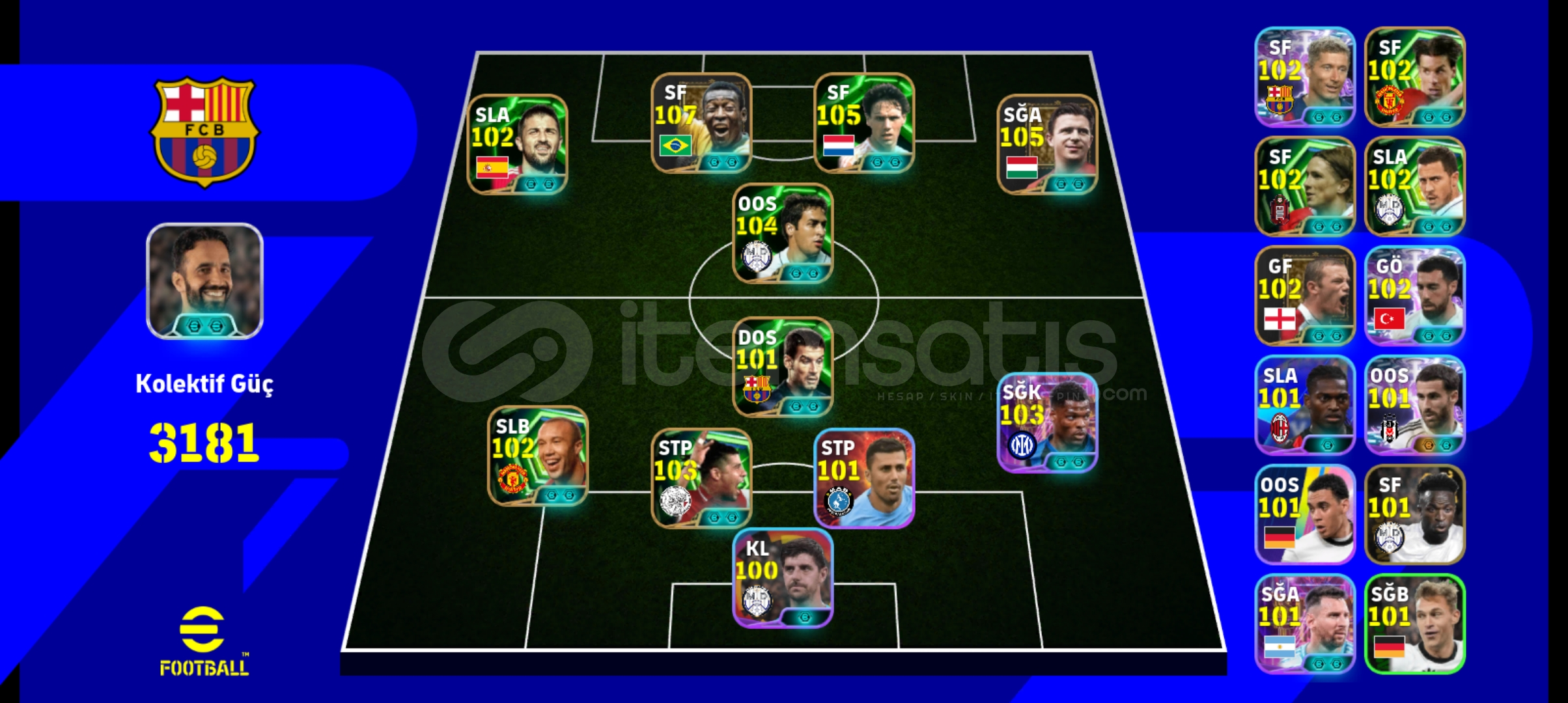 3181 KG 108 pele 105 puskas pikeci dumfries