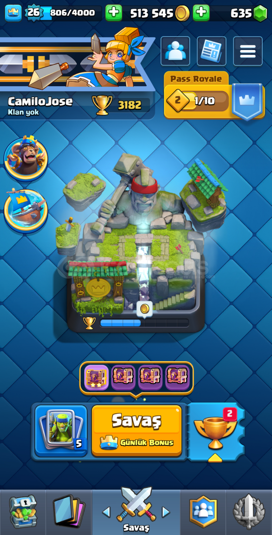 3182 Kupa Clash Royale Hesap 3182 Kupa Clash Royale Hesap