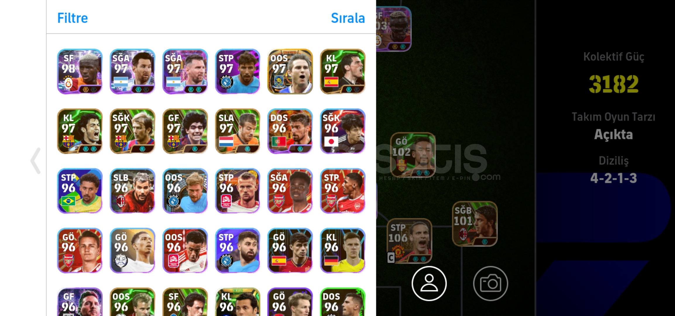 ⭐3185+ TEK BAĞ EFSANE HESAP ⭐ ⭐3185+ TEK BAĞ EFSANE HESAP ⭐