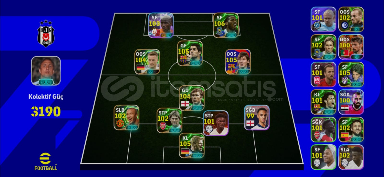 ⭐3194Kg⭐107 Osi⭐106 Drogba⭐105 Suarez⭐105 Reus⭐ ⭐3194Kg⭐107 Osi⭐106 Drogba⭐105 Suarez⭐105 Reus⭐