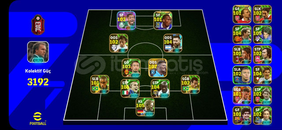 3195 KG 104 THURAM 106 CANNAVARO 104 MESSİ TEK 