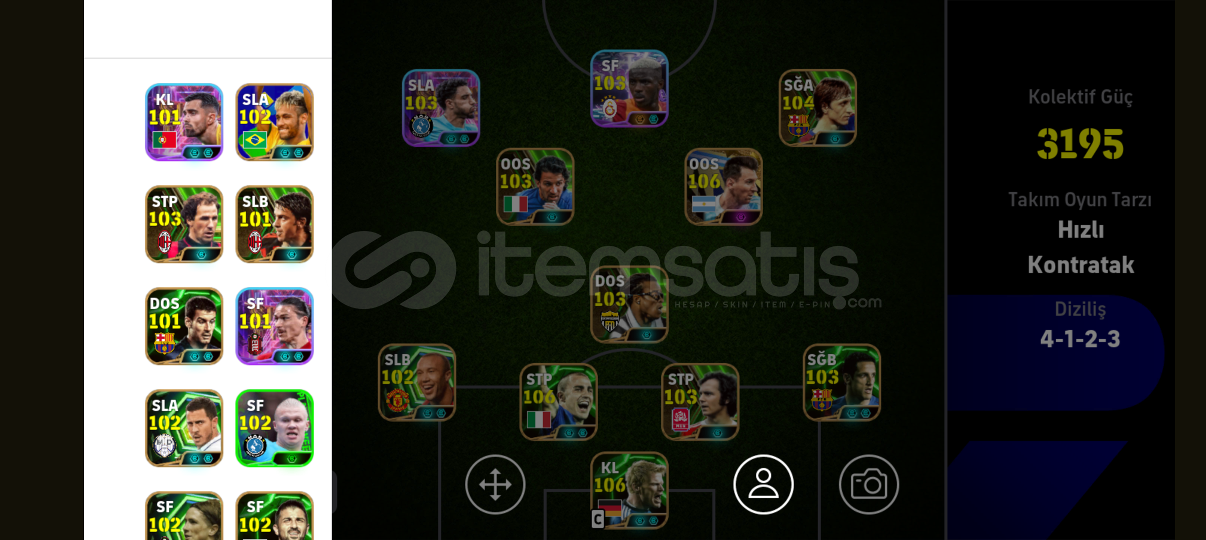 ⭐3195 kolifitif güçlü hesap acil satılık ⭐