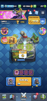 ⭐️ 3196 Kupa ⭐️ 69 Kart ⭐️ 1 Evrim ⭐️