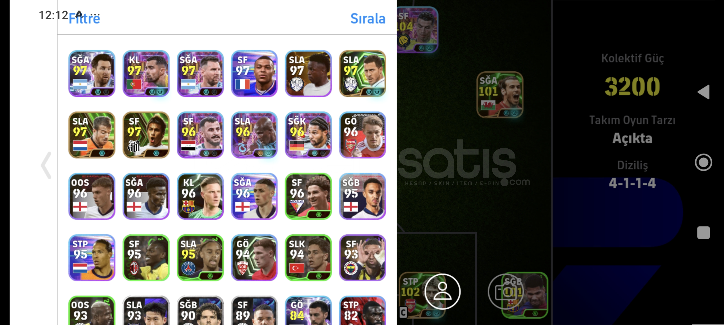 3200 bombacılı mükemmel hesap