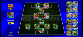 3210⚡BOMBA KADRO⚡106 Messi 104 Toti