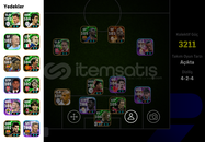 3211 KG 107 OSİMHEN 106 ETO 106 RİBERY 