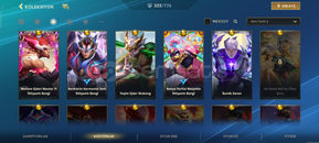 322 kostümlü dolu hesap