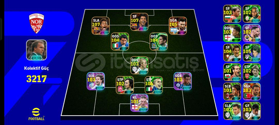 3220 KG BİGTİME MSN 104 DEL PİERO EFOOTBALL  3220 KG BİGTİME MSN 104 DEL PİERO EFOOTBALL