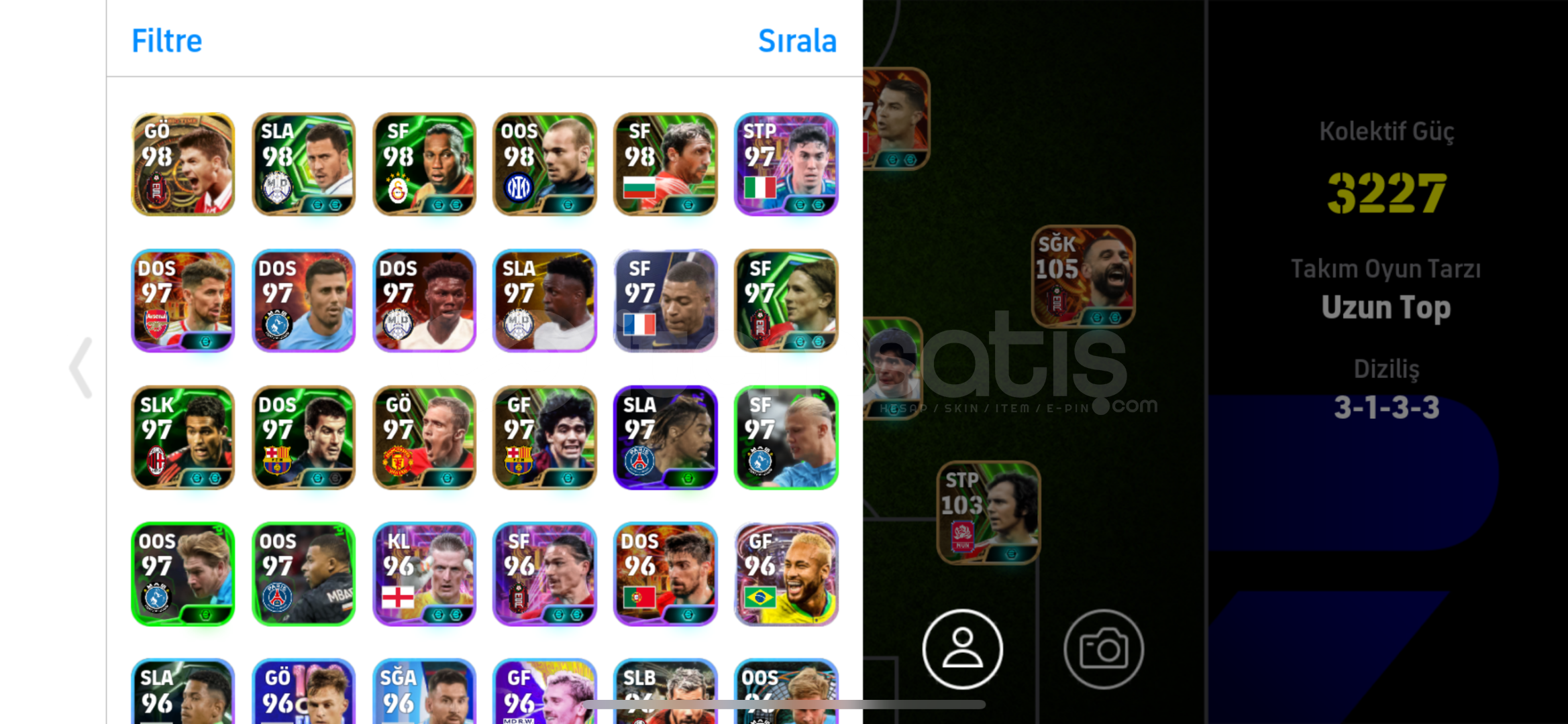 ⭐️3227 KOLEKTİF⭐️107 ronaldo 105 shev ve dahası ⭐️3227 KOLEKTİF⭐️107 ronaldo 105 shev ve dahası