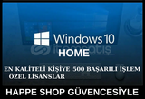 [32bit] WİNDOWS 10 HOME LİSANS KEY KİŞİYE ÖZEL