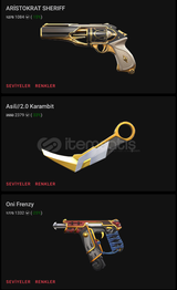 %33 Asil Karambit %25 Oni Pençe %25 Oni frenzy