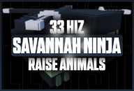 ⭐ 33 Hız Savannah Ninja | Raise Animals ⭐ 33 Hız Savannah Ninja | Raise Animals