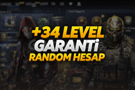 ⭐️+33 LEVEL GARANTİ RANDOM HESAP⭐️