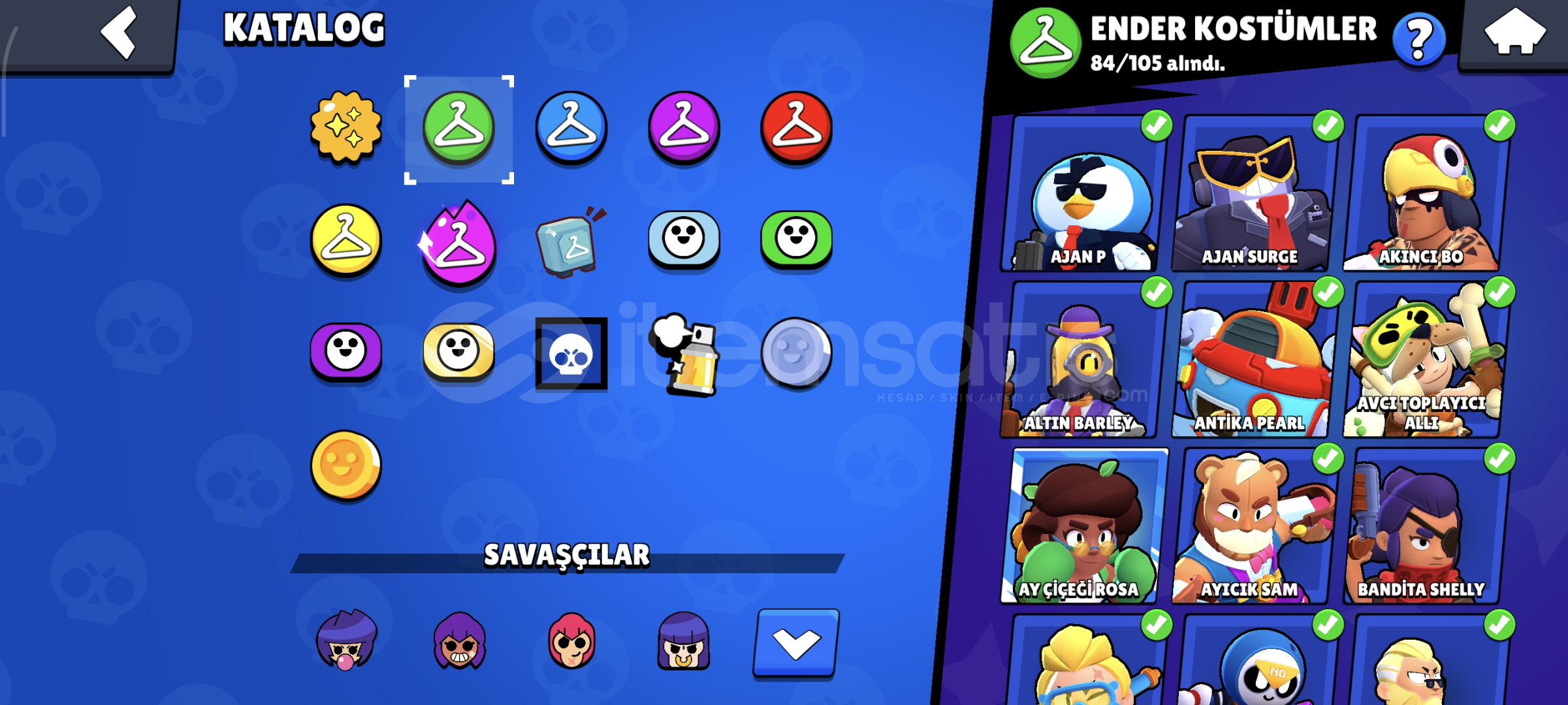 33.000 Kupa Brawl Stars satılık hesap  33.000 Kupa Brawl Stars satılık hesap