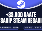 +33.000 Saat İlk Mailli Steam Hesabı [Kaliteli]