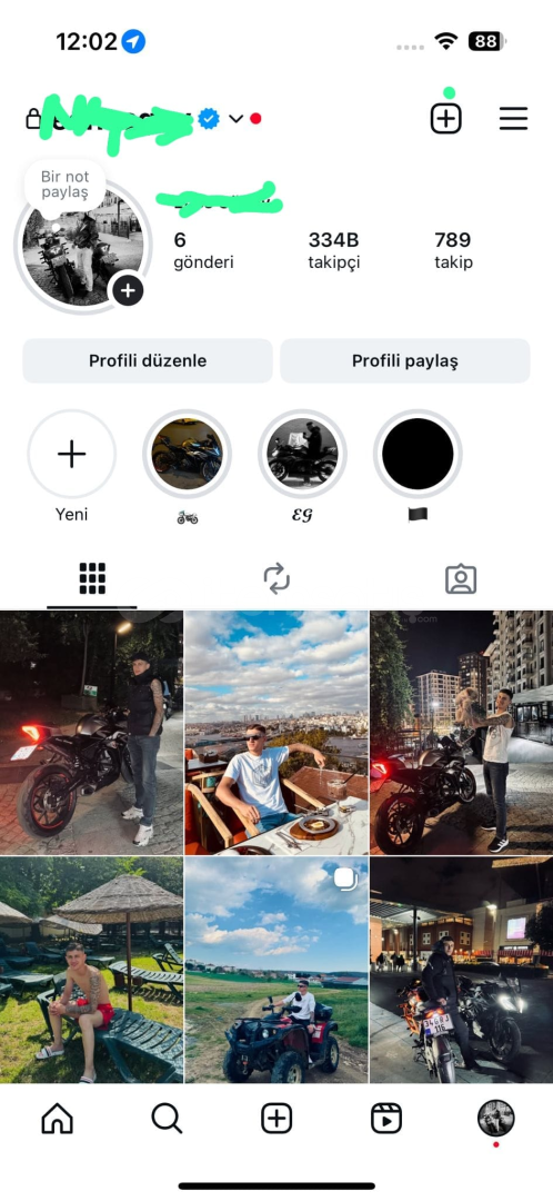 334K TAKİPÇİLİ SATILIK İNSTAGRAM HESABI