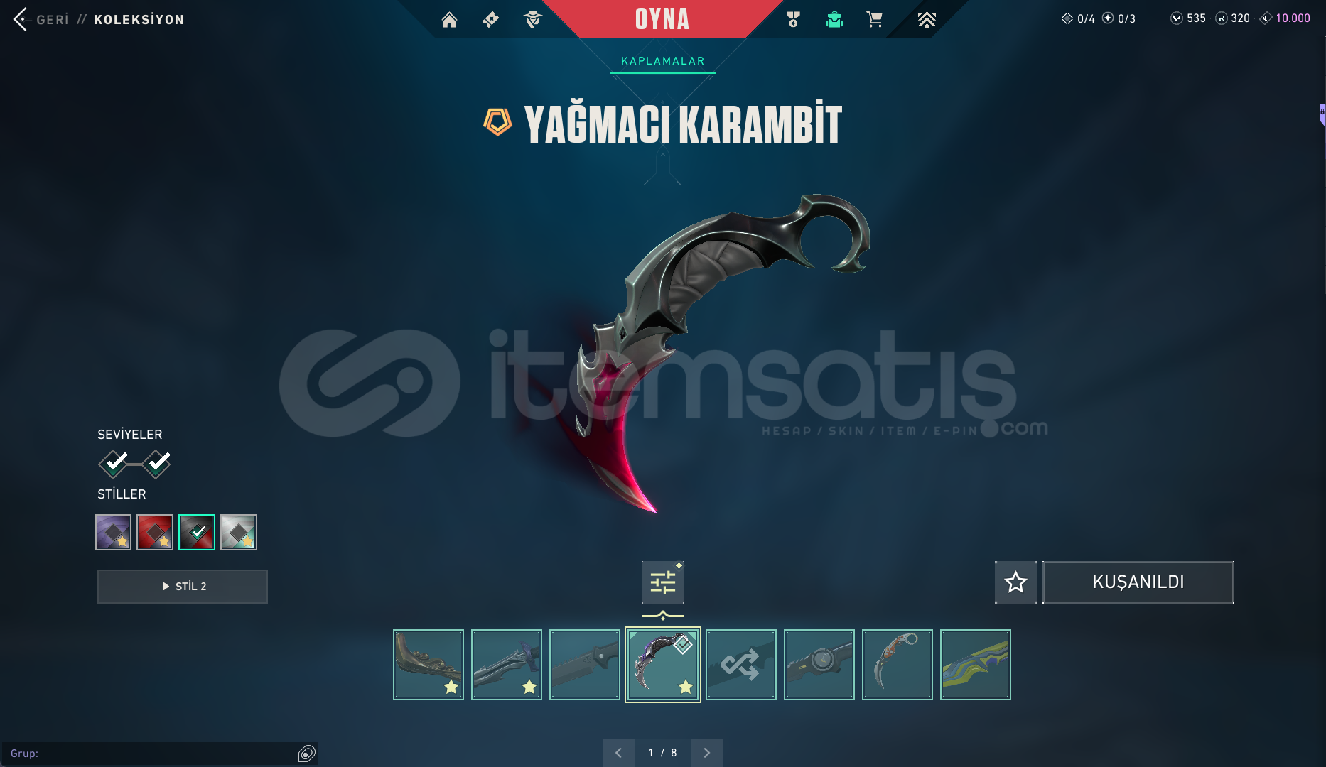 ☘️+33K VP | YAĞMACI FULL SET DOLU HESAP ☘️+33K VP | YAĞMACI FULL SET DOLU HESAP