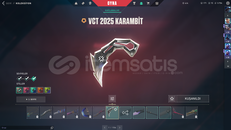 34 Skinli VCT 2025 Karambit'li Efsane Hesap