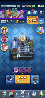 ⭐️ 3439 Kupa ⭐️ 72 Kart ⭐️ 1 Evrim ⭐️