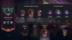 500k katarina 345 lvl temiz hesap pazarlık var