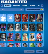 35 kostümlü fortnite hesap 