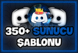 ⭐️350+ MÜKEMMEL SUNUCU ŞABLONU⭐️