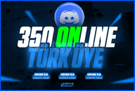 ⭐OTO TESLIM⭐ 350 Online Türk Üye