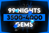 ✅3500–4000 GEMSLİ HESAP 99 NIGHT IN THE FOREST⭐