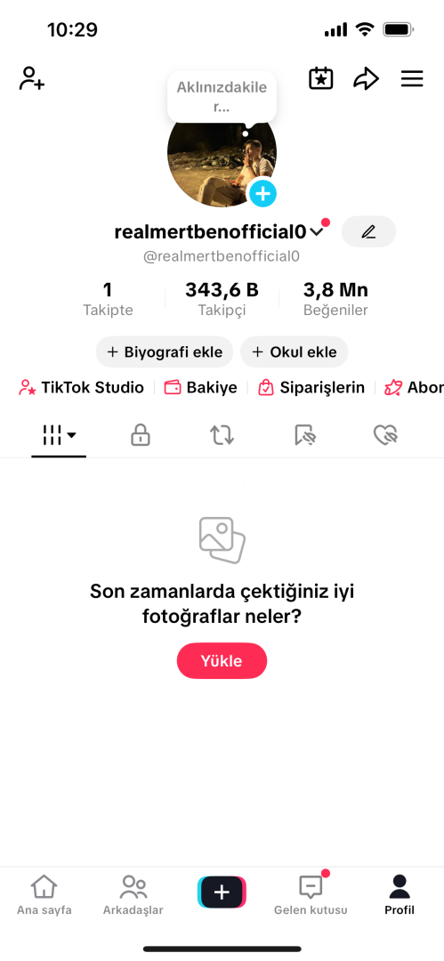 SATILDI 350K TikTok Hesabı SATILDI 350K TikTok Hesabı