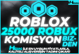 ⭐️(35715) 25000 ROBUX |✅KOMİSYON ÖDENİYOR