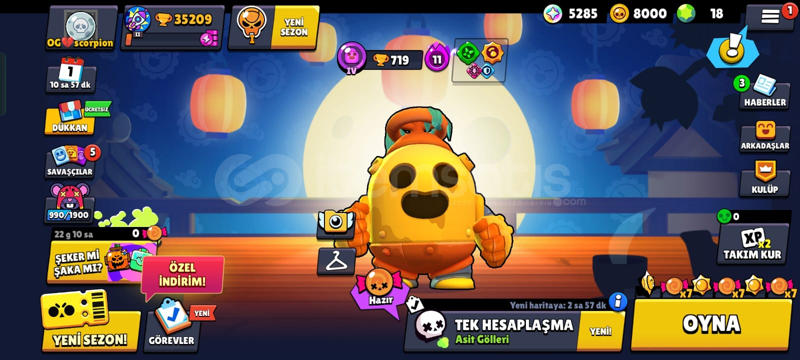 35K ⭐ 83 KARAKTER ⭐ 132 KOSTUM ⭐ HARİKA HESAP 35K ⭐ 83 KARAKTER ⭐ 132 KOSTUM ⭐ HARİKA HESAP