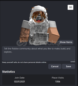 AKTİF PREMİUM 35K+ TOTAL ÖMÜRLÜK ROBLOX HESABI 
