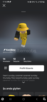 3.5K Totalli Roblox Hesabı