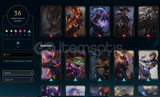 36 Kostümlü 5 Efsanevi 18 + TFT CHİBİLİ HESAP!
