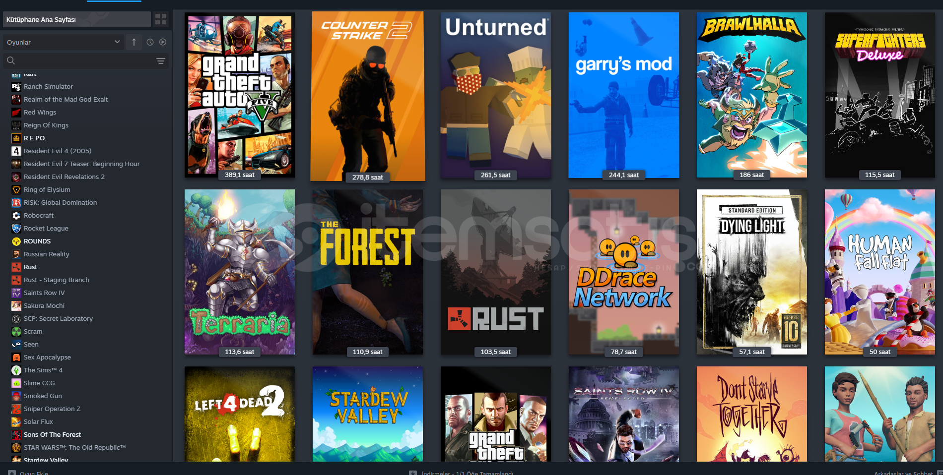 36 Seviye + 100Adet oyun Steam hesabı 36 Seviye + 100Adet oyun Steam hesabı